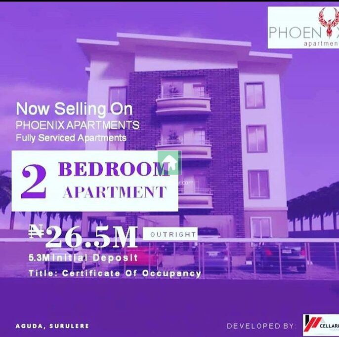2 Bedroom Flat Apartment For sale at Surulere, Lagos Hutbay